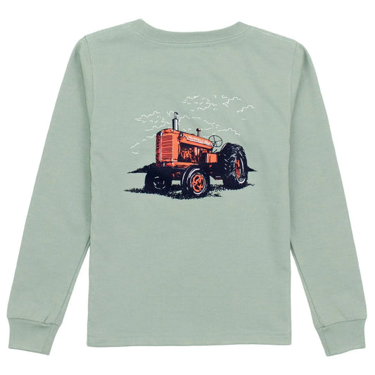 Long Sleeve Tee - Sage Tractor