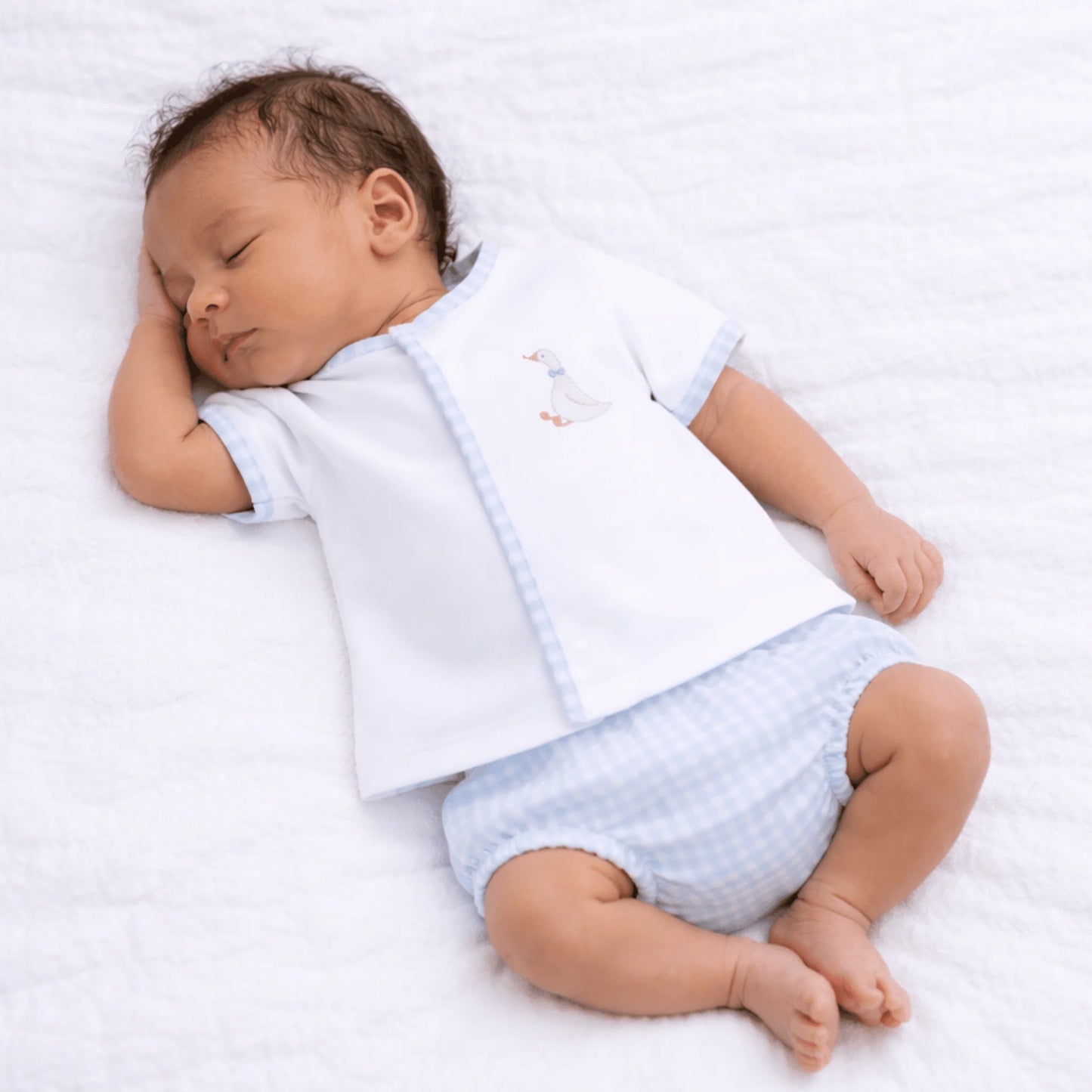 Silly Goose Diaper Cover Set - Blue