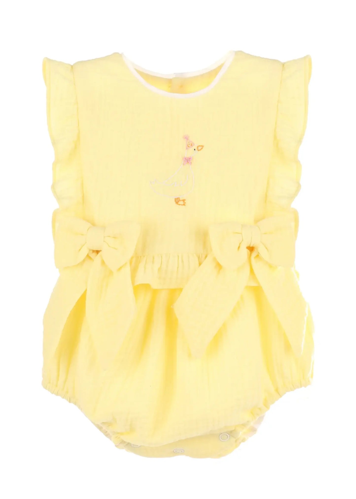 Silly Goose Girl Overall, Yellow