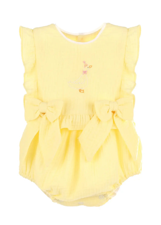 Silly Goose Girl Overall, Yellow