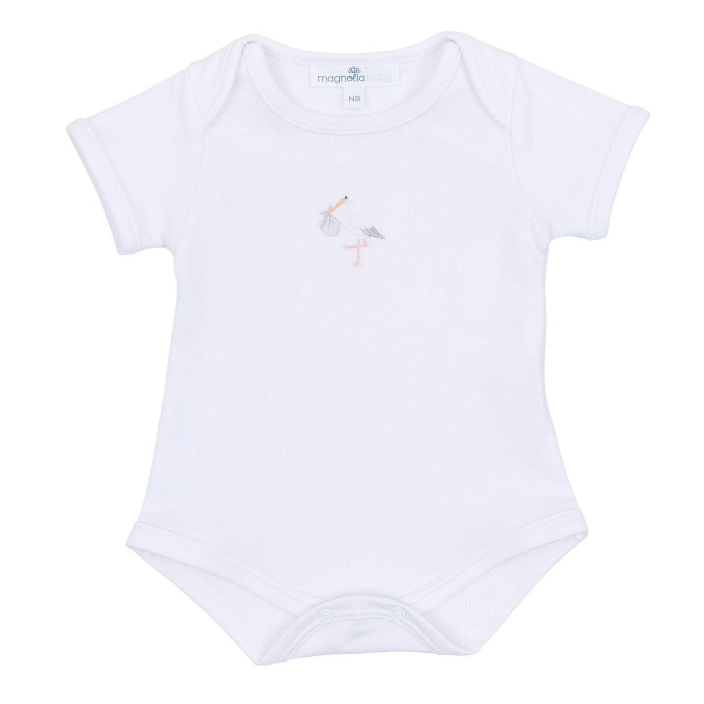 Vintage Stork Bodysuit - White