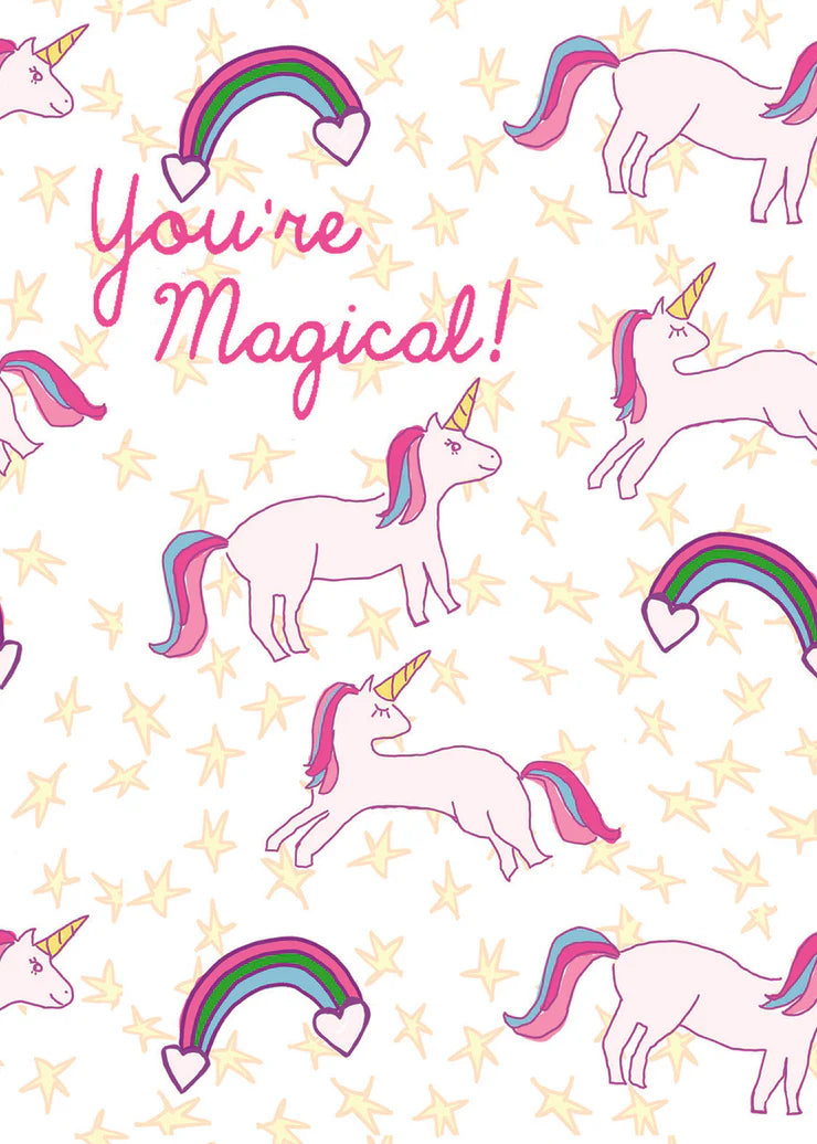 Over the Moon Unicorn Valentines Cards