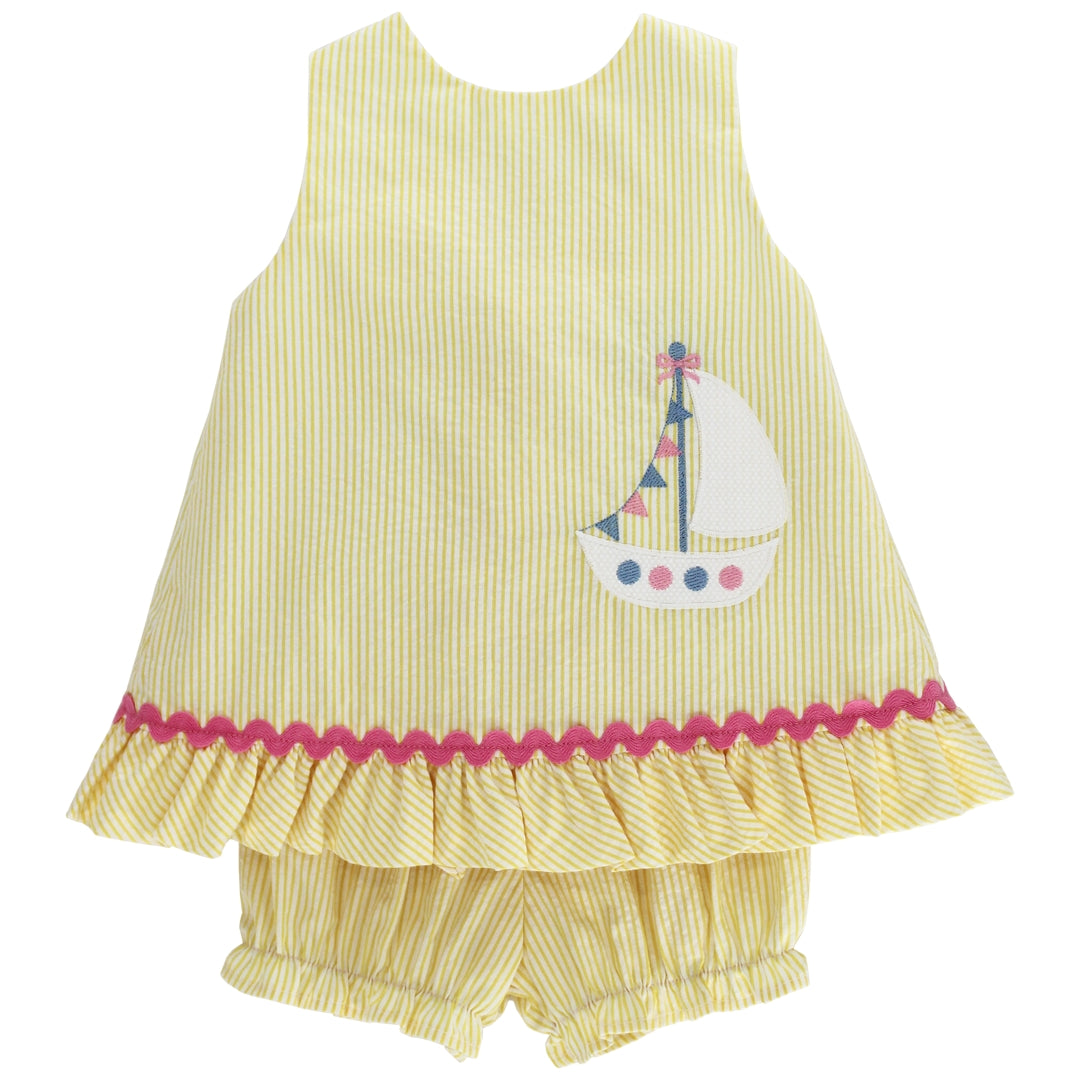 Sail Away Angel Dress Tie w/ Bloomer