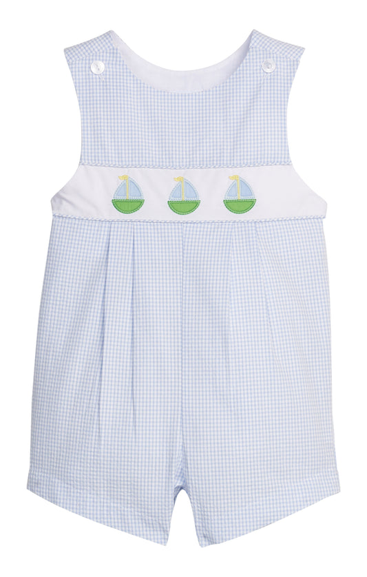 Vintage Romper-Sailboats
