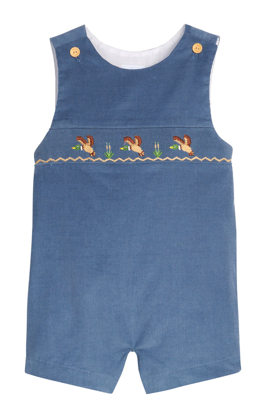 Smocked Vintage John John- Flying Mallard