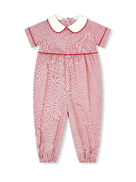 Rover Romper - Redford Red Windowpane