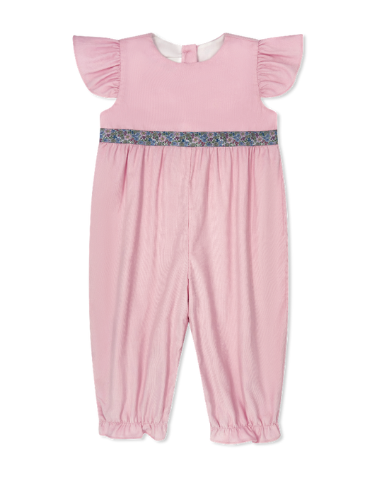 Angel Romper - Princeton Pink Corduroy