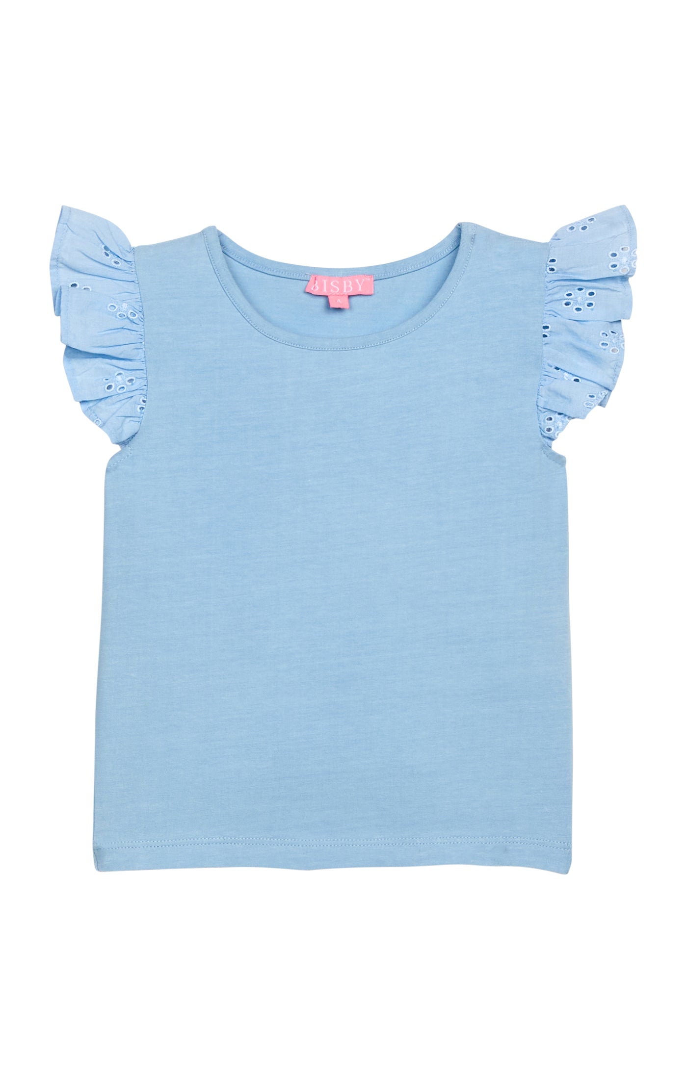 Eyelet Tank - Light Blue