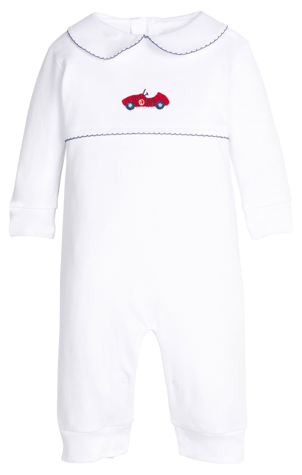 Crochet Playsuit- Race Car