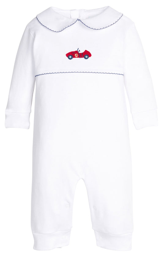 Crochet Playsuit- Race Car