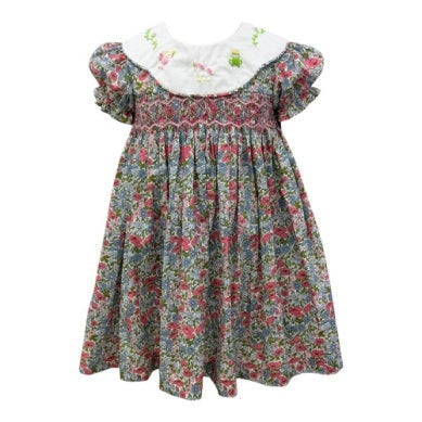 Guinevere Dress- Enchanted Floral (No Embroidery)