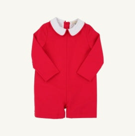 John Hall Jon Jon- Pique Richmond Red/ Worth Ave White
