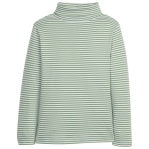 Striped Turtleneck- Watercress