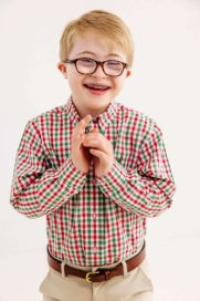 Dean's List Shirt- Richmond Red and Kiawah Kelly Green Gingham