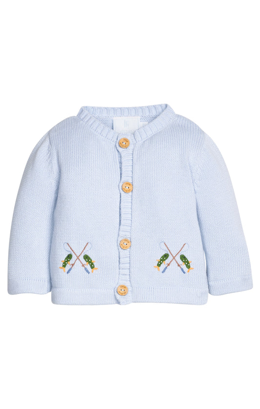 Crochet Cardigan- Fishing Rod