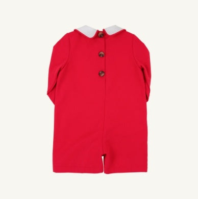 John Hall Jon Jon- Pique Richmond Red/ Worth Ave White