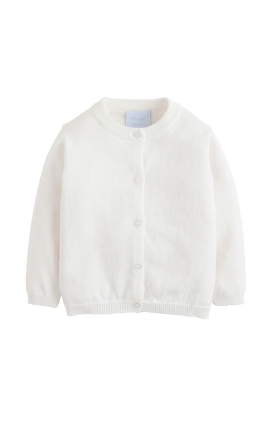 Essential Cardigan - White