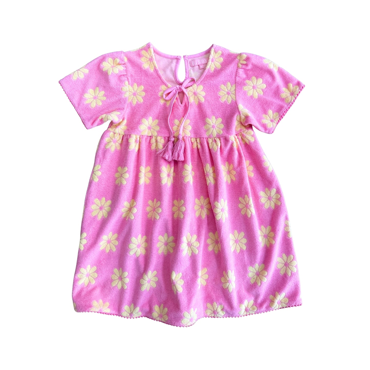 Riviera Dress - Pink Floral Terry