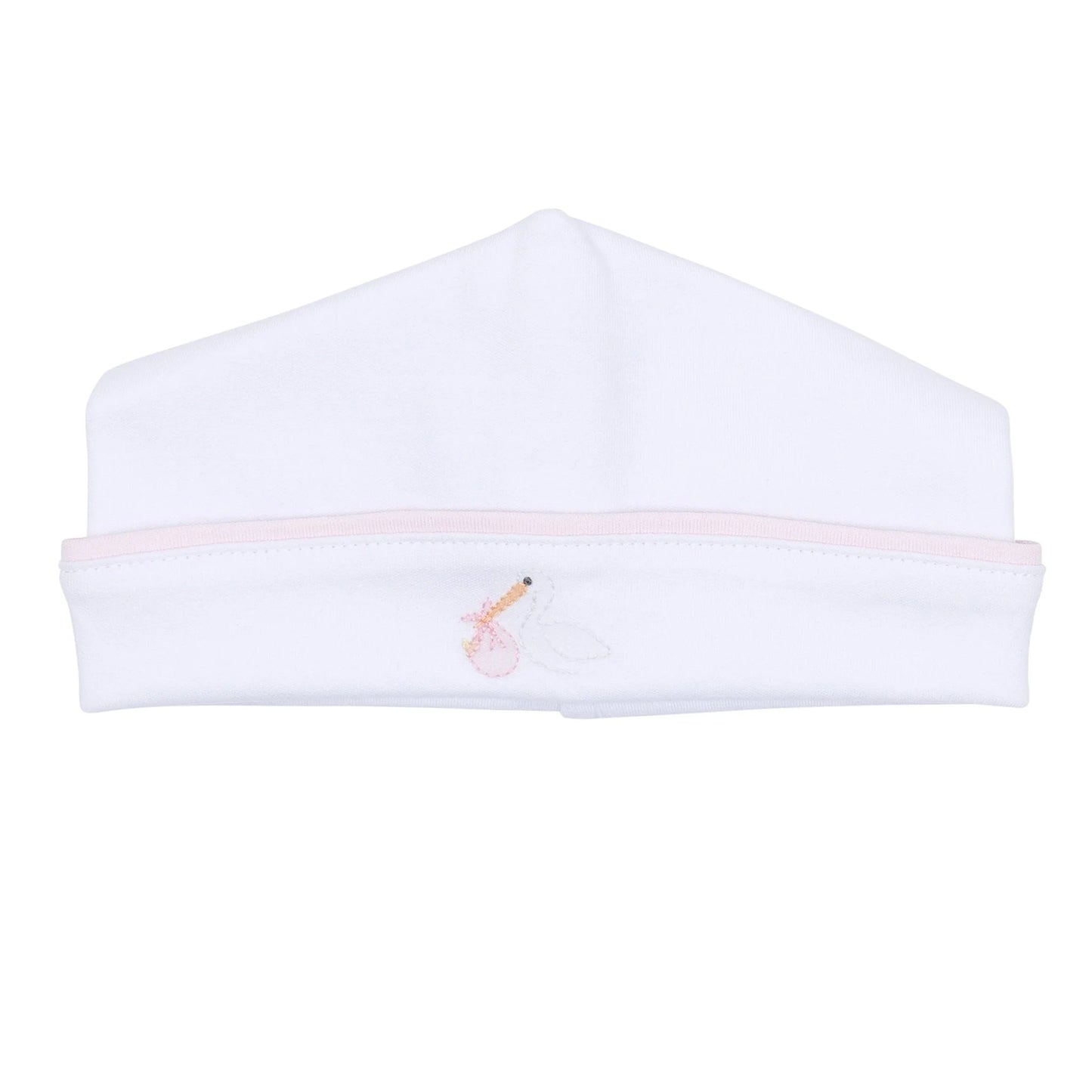Vintage Stork Hat - Pink