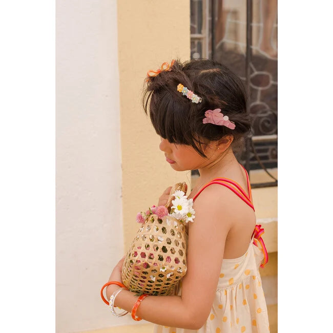 Bunny & Flowers Hair Clips