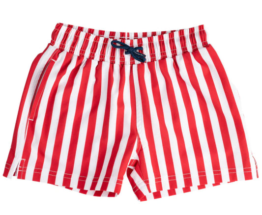 Boys Boogie Board Swim Trunk- Watermelon Stripe